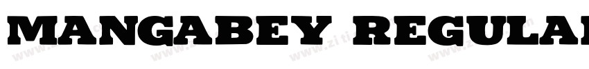 Mangabey Regular字体转换